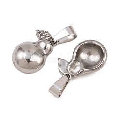 Подвеска из нержавеющей стали 304 со стразами&nbsp;STAS-B167-25P