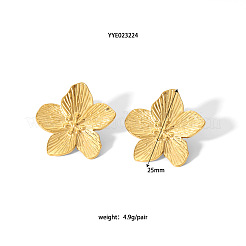 Серьги-гвоздики в форме цветка из нержавеющей стали 304 для женщин&nbsp;VX4751-2