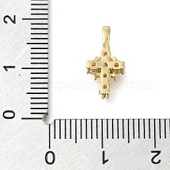 Подвески из латуни с прозрачным фианитом&nbsp;KK-M101-01G-06