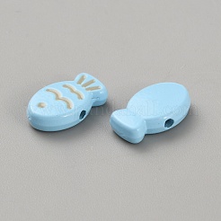 Бусины из сплава краски для выпечки FIND-CJC0017-58E