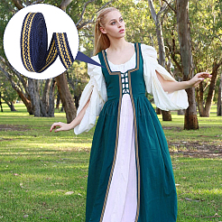 5 ярд полиэстеровых лент&nbsp;DIY-GA0007-38B