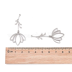 Большие подвески из не тускнеющей нержавеющей стали 201 STAS-S105-LA364-1