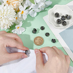 4 пара цветочных значков для лацканов одежды рюкзака JEWB-BC0001-12B