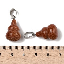 Synthetischen Goldstone-Anhänger&nbsp;G-B127-03P-09