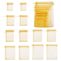60 stücke 6 arten organza taschen schmuck lagerung beutel hochzeit favor partei mesh kordelzug geschenk&nbsp;OP-TA0001-08
