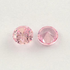 Cabochons à dos pointu de zircone cubique en forme de diamant&nbsp;ZIRC-R004-5mm-03