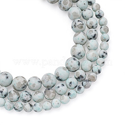 3 нитка 3 стиля натуральной кунжутной яшмы/киви яшмы бусины нитки G-YS0001-05