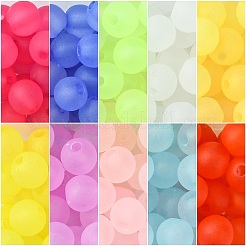 Прозрачные акриловый шар бисером&nbsp;FACR-CJ0001-02