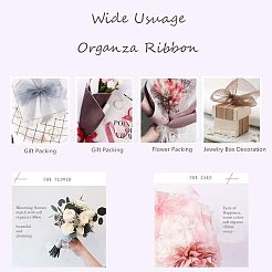 Ruban d'organza&nbsp;ORIB-BC0001-02E