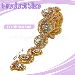 Стеклянные стразы горячей фиксации и смоляные бусины DIY-WH0699-94