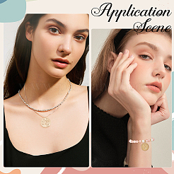 10шт 10 стиля латунные микропаве прозрачные подвески с кубическим цирконием KK-CN0002-02