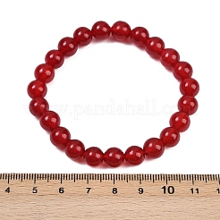 Агат эластичный браслет BJEW-52D-6