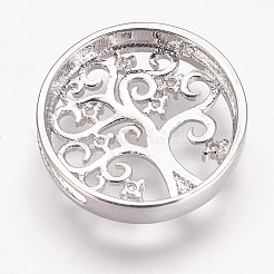Ottone micro spianare fascini dello scorrevole zirconi&nbsp;X-ZIRC-F046-42P