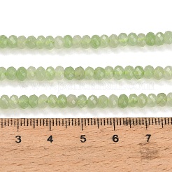 Teñidos naturales blancas abalorios de jade hebras&nbsp;GG-CBAF9EE-A12-3x4mm