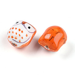 Фарфоровые бусины ручной работы&nbsp;PORC-S447-A