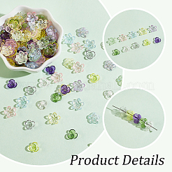 300 шт. 2 прозрачных акриловых колпачка для бусин FIND-GA0003-22