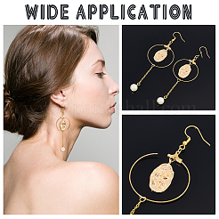 Набор для самостоятельного изготовления больших круглых сережек-капель DIY-UN0004-09