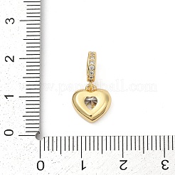 Европейские подвески с подвесками из латуни и кубическим цирконием KK-U062-58G