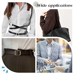 Плоский шнур из искусственной кожи длиной 5 м. SRIB-WH0011-163E