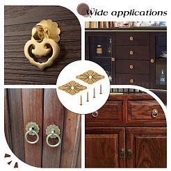 12 шт. ромбовидные латунные плоские шайбы KK-PH0013-57AB