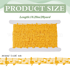 20 Yard Polyester-Spitzenbesatz mit Musiknoten&nbsp;OCOR-FG0002-83A