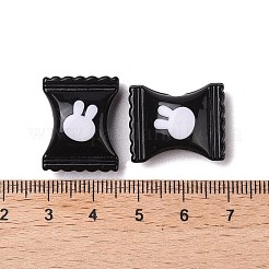 Двухцветные акриловые бусины OACR-U003-15