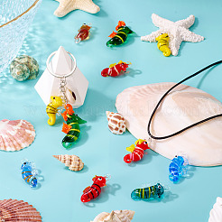 8шт 8 стиля подвески ручной работы лэмпворк&nbsp;LAMP-TA0001-98