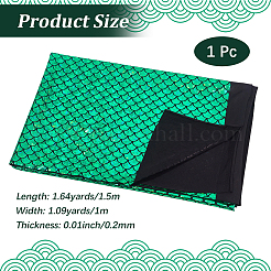 1 m Spandex-Stoff mit Fischschuppenmuster&nbsp;DIY-CY0003-51B