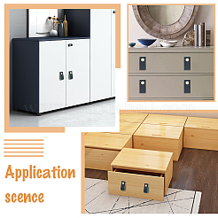 Прямоугольные кожаные ручки ящиков AJEW-WH0251-71B