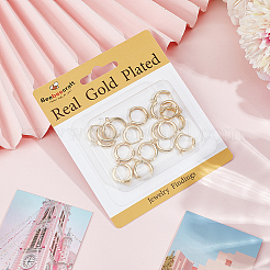 10 пара латунных серег-колец EJEW-BBC0001-55