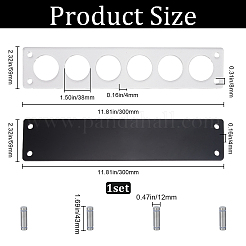 Акриловый держатель для бокалов с 6 отверстием&nbsp;ODIS-WH20001-01C