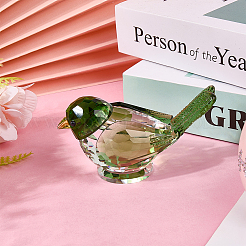 Стеклянная демонстрационная скульптура для птиц&nbsp;AJEW-WH20019-58C