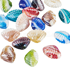 18шт 9 цвета бусины лэмпворк ручной работы&nbsp;LAMP-TA0001-99