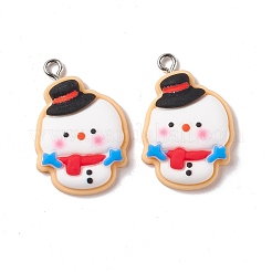 Pendentifs en résine opaque sur le thème de noël&nbsp;FIND-E025-01