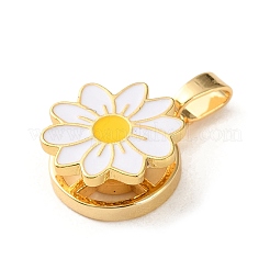 Вращающиеся латунные эмалевые подвески&nbsp;LS-KK-P320-04A-G