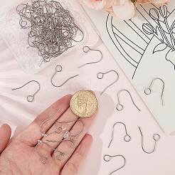 100 шт. крючки для сережек из нержавеющей стали 304&nbsp;STAS-BBC0008-78C