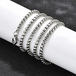 Не тускнеющие цепочки из нержавеющей стали 304 NJEW-O110-05I-P