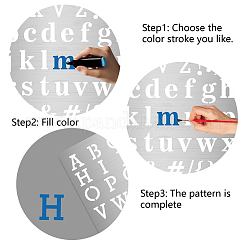 Трафареты для штампов из нержавеющей стали DIY-WH0289-010