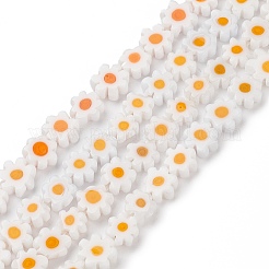 Ручной работы стеклянная бусина тысячецветник нитей&nbsp;LAMP-J035-8mm-23