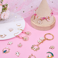 36шт 14 стиля подвески из сплава с эмалью&nbsp;ENAM-SC0006-16