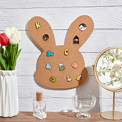 Настенная брошь в виде кролика AJEW-WH0433-01D