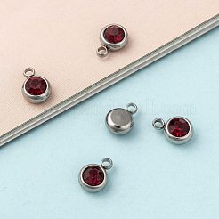 201 подвеска из нержавеющей стали со стразами STAS-S068-01