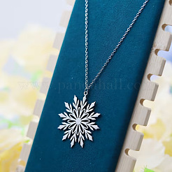 Рождественские подвески в виде снежинки из нержавеющей стали 304&nbsp;FS-WG2B4AB-01