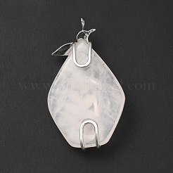 Природного розового кварца подвески G-G870-08P