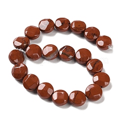 Натуральные красные яшмы бусы пряди G-K357-B13-01