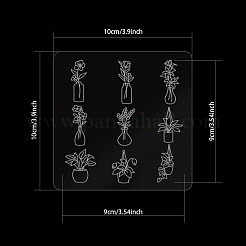 Доски с текстурой акриловой глины DIY-WH0498-0013