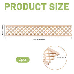 Holzzaun und Hofdekoration&nbsp;DIY-WH0671-387A