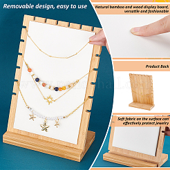 2 сумка бамбуковое дерево несколько подставок для ожерелий NDIS-PH0001-10A