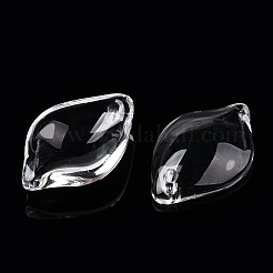 Прозрачные стеклянные бусины-лепестки GLAA-N001-14