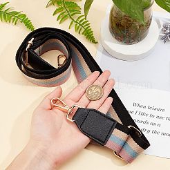 Лямки для сумки с узором в полоску из полиэстера&nbsp;FIND-WH0001-38A